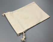 黄色い小型地質サンプル/綿ロープが付いている綿のサンプル袋は袋に入れます