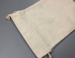 Miniingのブランクのキャンバス袋、任意石の綿のドローストリング袋の厚さ